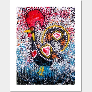 Portuguese Rooster 1 Posters and Art